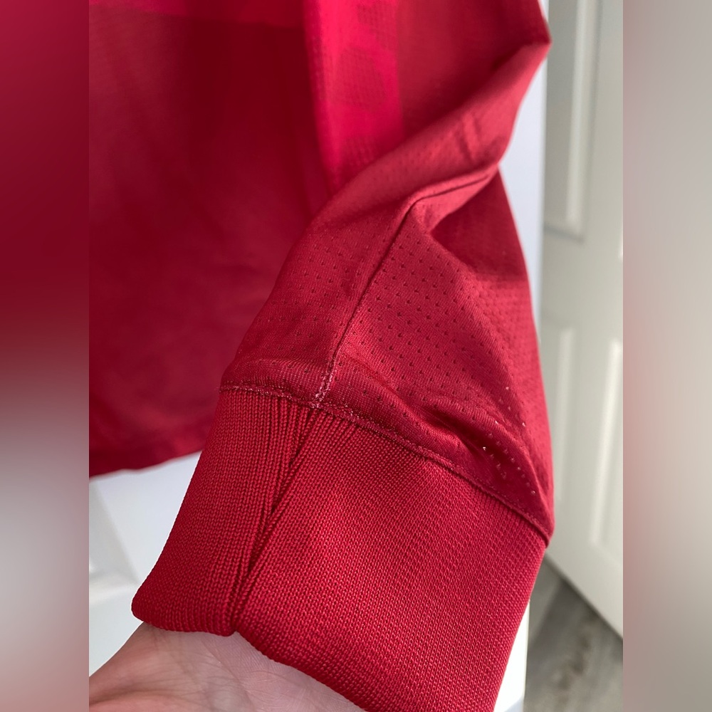 Sombrio MTB Duster Long Sleeve Jersey Red Mens Large - Picture 6 of 8